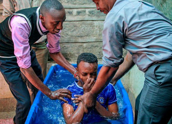 Baptism of 4 Graduates